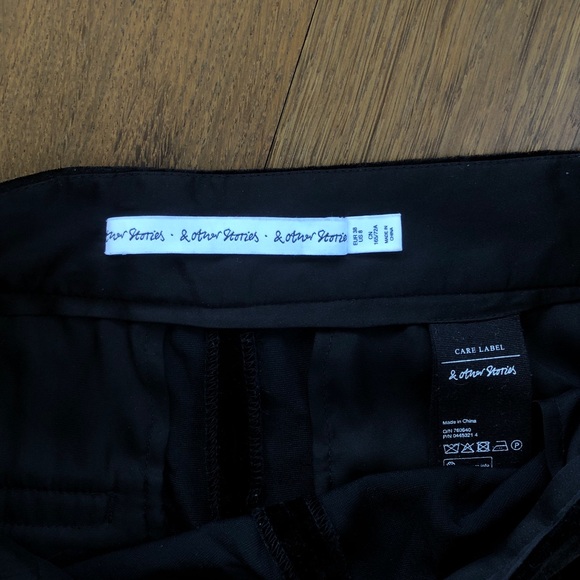 Wide leg Velvet Trousers - Picture 3 of 4